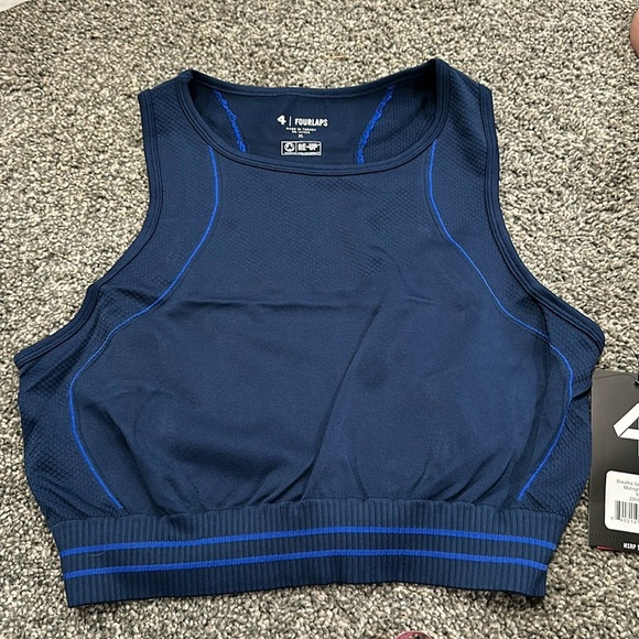 NWT Fourlaps Seamless Bra. Have matching shorts if still available. - Picture 1 of 5